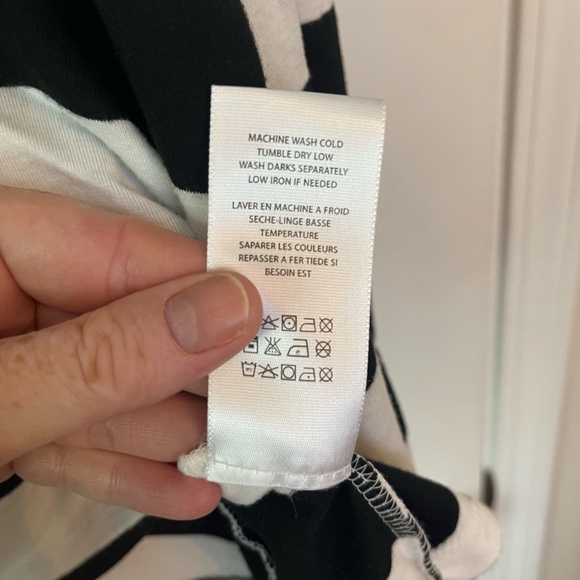 Anthropologie Everleigh Striped Peplum Swing Tee - Picture 6 of 9